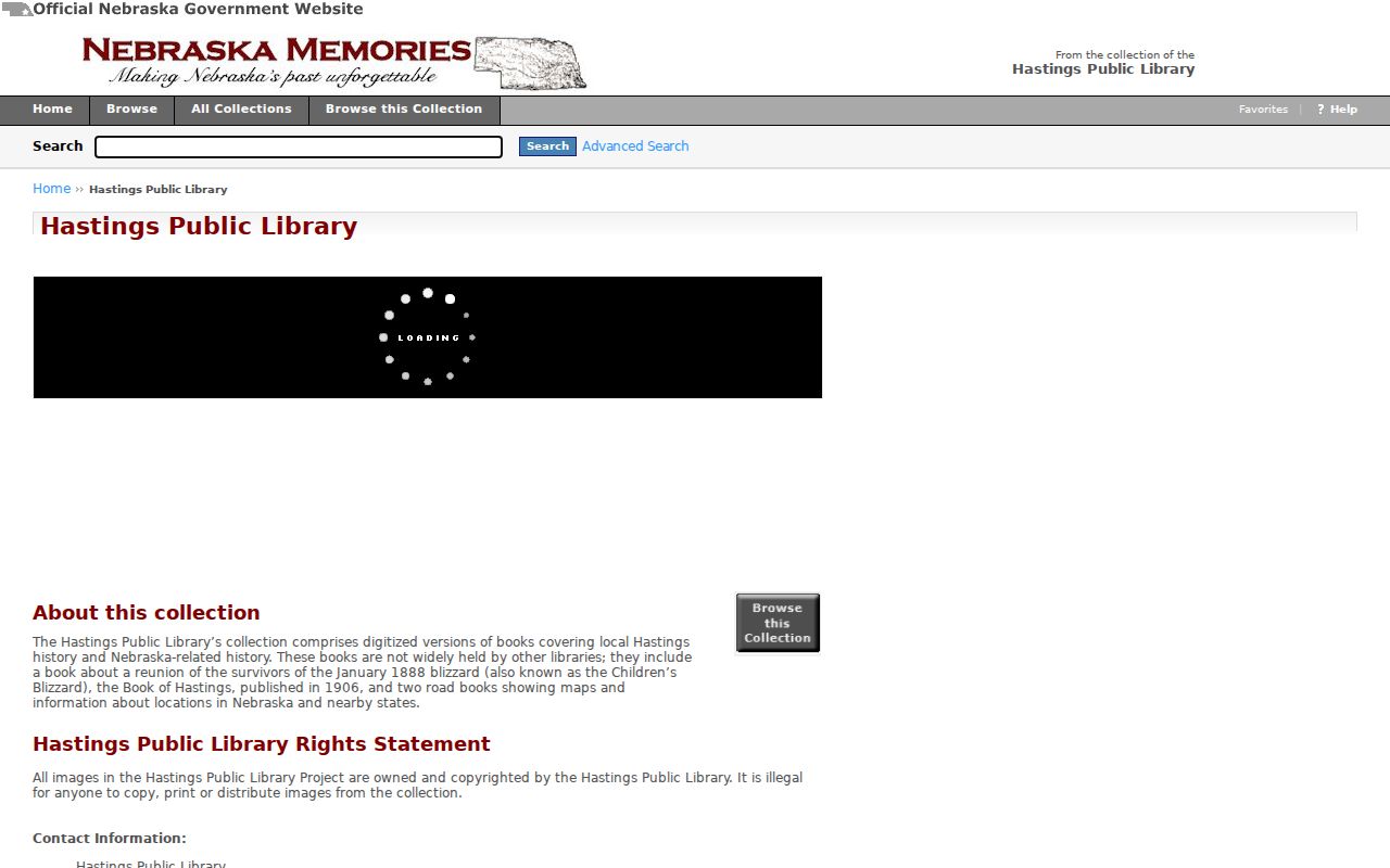 Hastings city directory research through the Hastings Public Library digital history collection